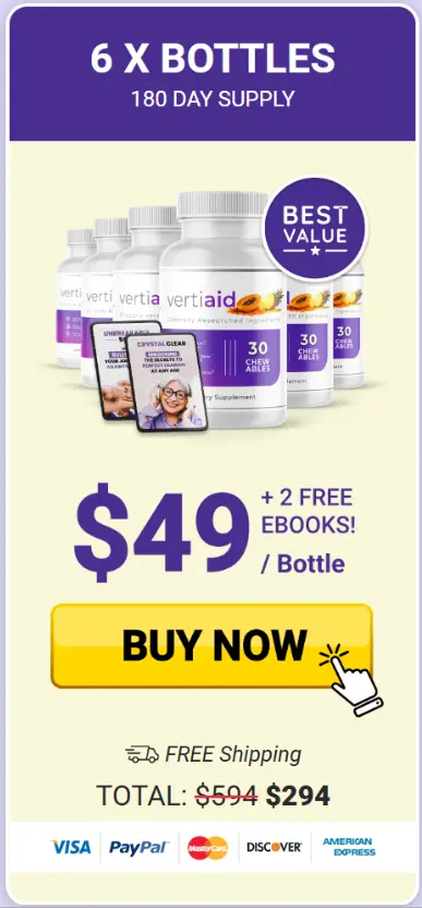 Vertiaid 6 bottles